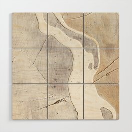 Feels: a neutral, textured, abstract piece in whites by Alyssa Hamilton Art Wood Wall Art