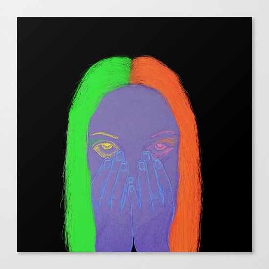 teenage angst Canvas Print