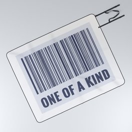 One of a kind - barcode quote Picnic Blanket