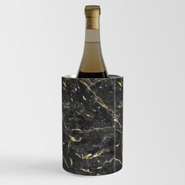 Black and gold marble Wine Chiller