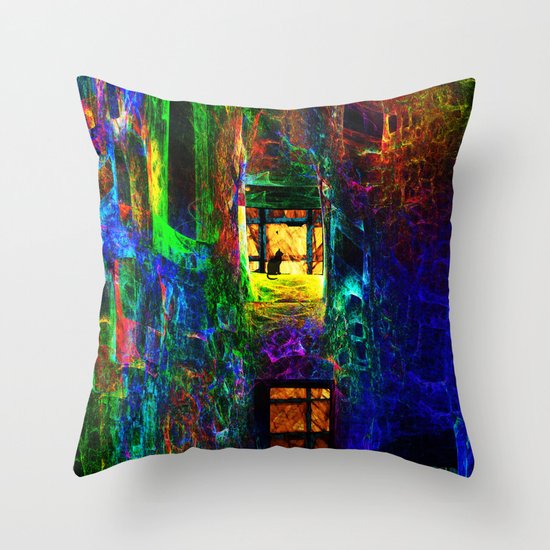 Funhouse 2. version Throw Pillow