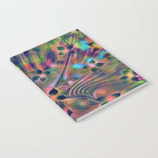 Floral Fractal Notebook