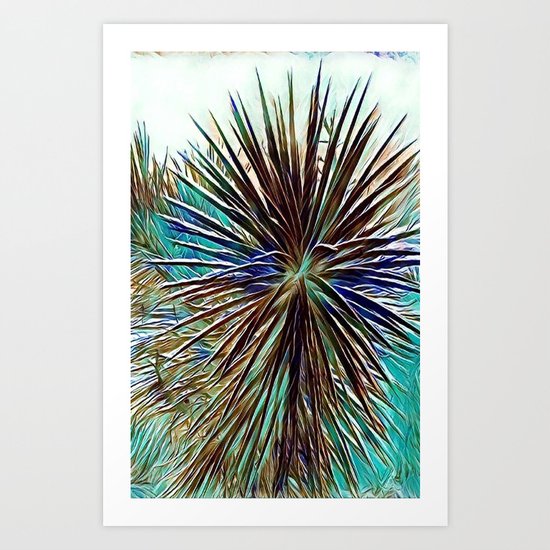 Joshua Tree Mintz by CREYES Art Print