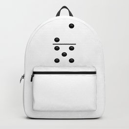 White Domino / Domino Blanco Backpack