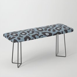 Cheetah Leopard Grey Pattern Bench