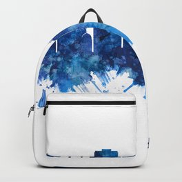 Padua Italy Skyline Blue Backpack | Painting, Cityscape, Downtown, Urban, Design, Veneto, Modern, Padua, Abstract, City 