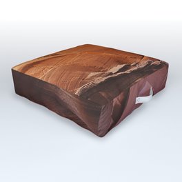 Majestic Red Rock Slot Canyon In Paria Wilderness Outdoor Floor Cushion