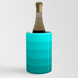 Dark Aqua Turquoise Jeweled Hues - Color Therapy Wine Chiller