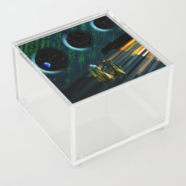 Explorers Spaceship and Panther Acrylic Box