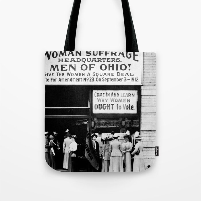 Woman Suffrage Headquarters - Cleveland 1912 Tote Bag