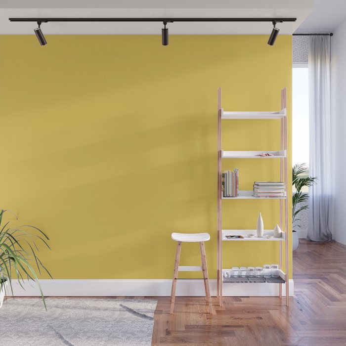 Primrose Yellow | Fashion Color Spring : Summer 2017 | Solid Color | Wall Mural