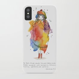 Clothed with Love iPhone Case