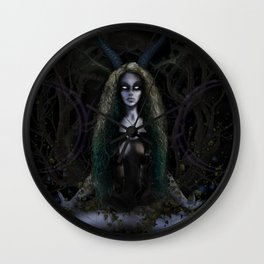 Earth Witch - Elements Collection Wall Clock