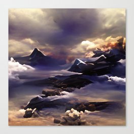 Cloud Valley Canvas Print