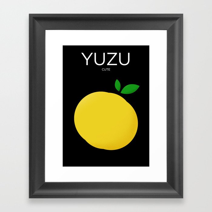 Yuzu Cute (You So Cute) Framed Art Print