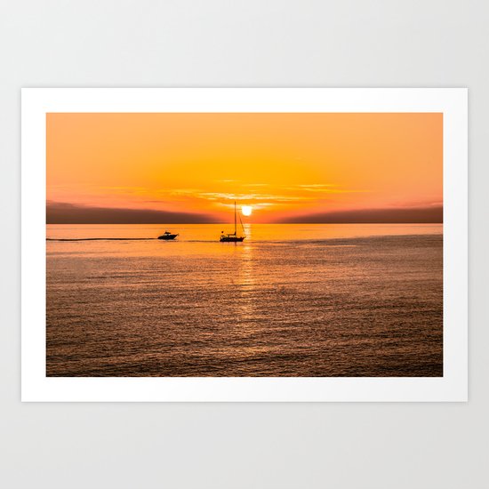 Finish of the day Art Print