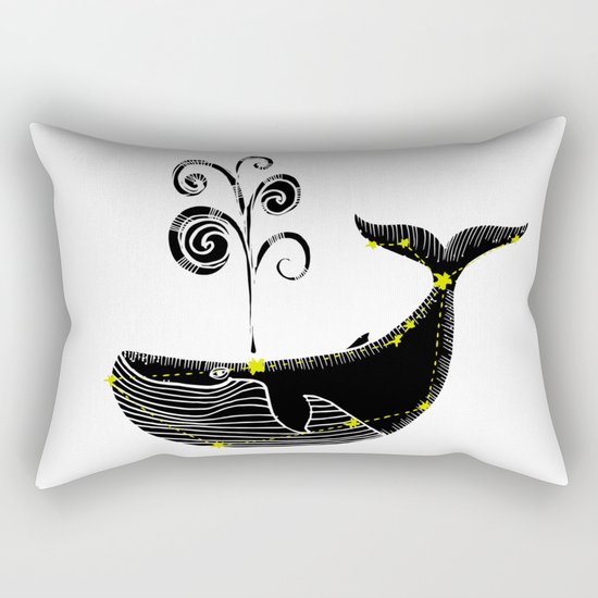 Whale Constellation Rectangular Pillow