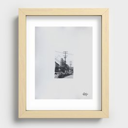 25 Cents Recessed Framed Print