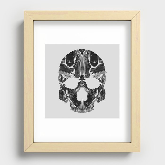 Off the skull Recessed Framed Print