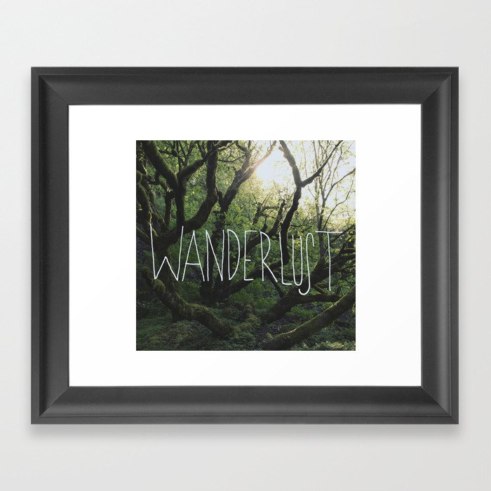 Wanderlust Framed Art Print