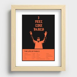 The life of Pablo Recessed Framed Print