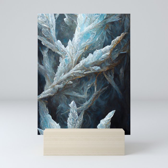 Ice Queen - Jagged Shards of Ice Mini Art Print