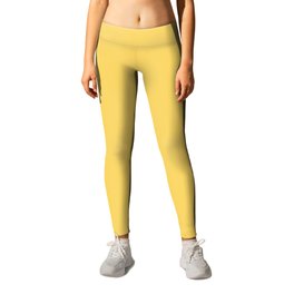 Medium Yellow Single Solid Color Coordinates with PPG Mariposa PPG17-17 Color Crush Collection Leggings