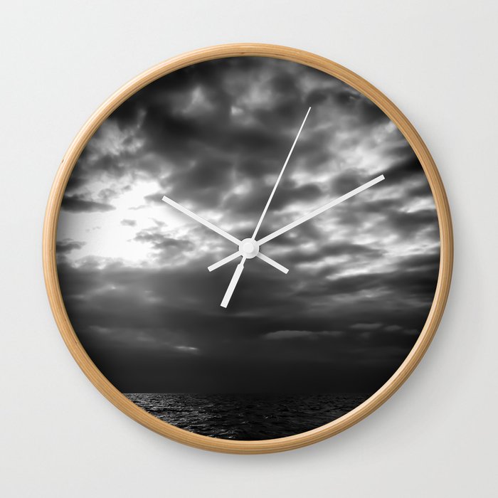 Darkness is coming Wall Clock