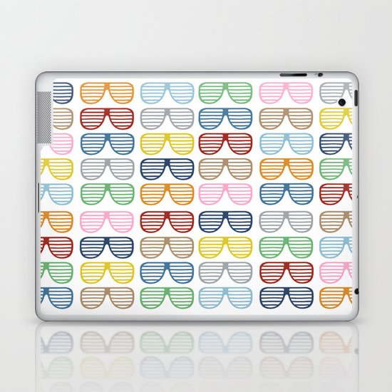 Rainbow Shutter Shades Laptop & iPad Skin
