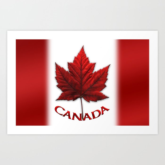 Canada Flag Souvenirs Art Print