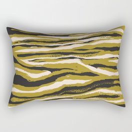 Abstract Rust Animal Print  Rectangular Pillow