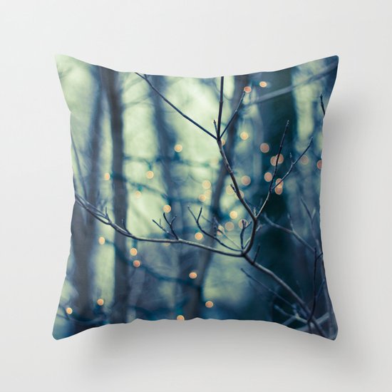 Woodland Holiday Throw Pillow