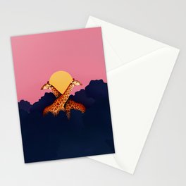 SUN AND GIRAFFES Stationery Card