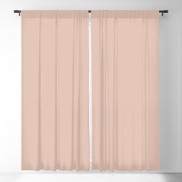 Solid Color Blushed out Minimal Art Blackout Curtain
