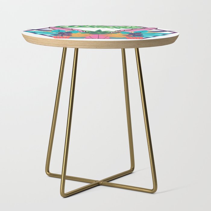 Pastel Tropic Vibes Side Table