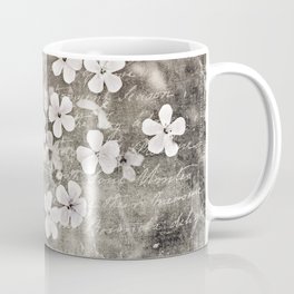 object of my affection Coffee Mug | Floral, Postcard, Romantic, Garden, Script, Inourgardentoo, Myaffection, Abstract, Tinyflowers, Handwriting 