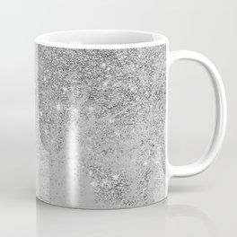 Elegant chic faux silver glitter gray marble Coffee Mug