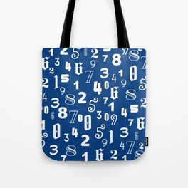 Numbers Tote Bag
