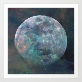 Solstice Moon Art Print