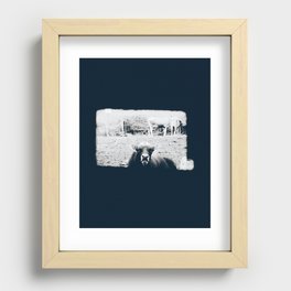 The Bull  - Support my small business Recessed Framed Print