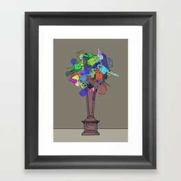 Joke Flower Framed Art Print