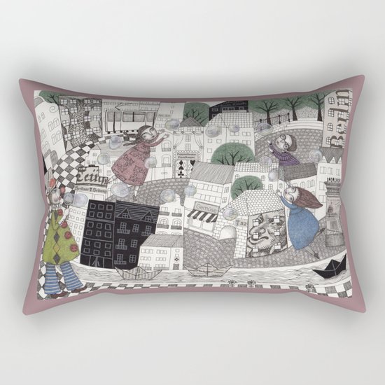 Catch Them if you Can Rectangular Pillow