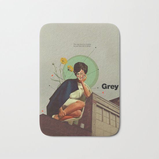 Grey Bath Mat
