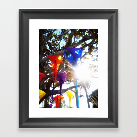 Wind Socks Framed Art Print