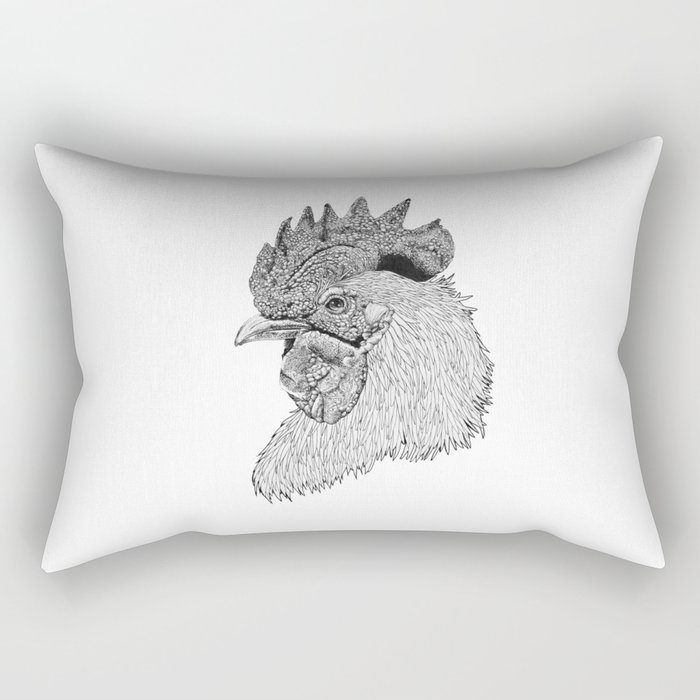 Rooster Rectangular Pillow