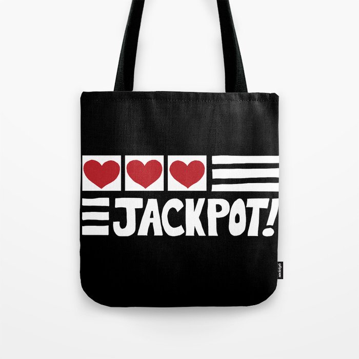 Triple Heart Jackpot Tote Bag