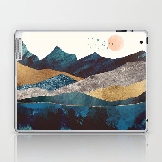 Blue Mountain Reflection Laptop & iPad Skin