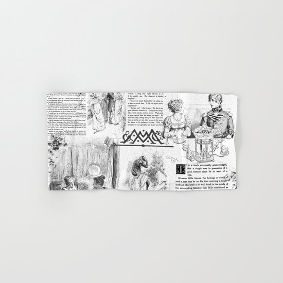 Pride and Prejudice - Pages Hand & Bath Towel
