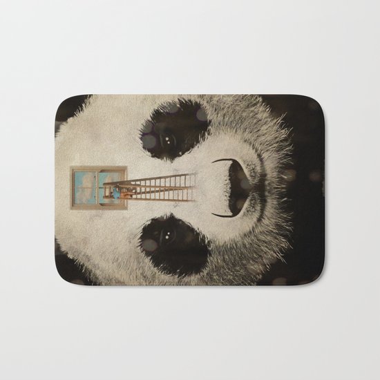 Panda window cleaner 02 Bath Mat