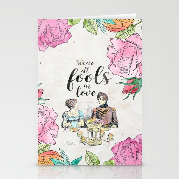 Pride and Prejudice - Fools in Love Stationery Cards